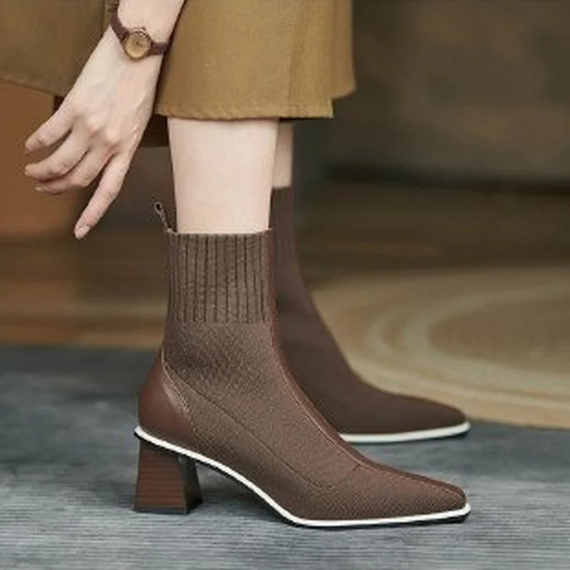 Gominglo - Cozy Knitted Wool Socks Boots for Women GOMINGLO