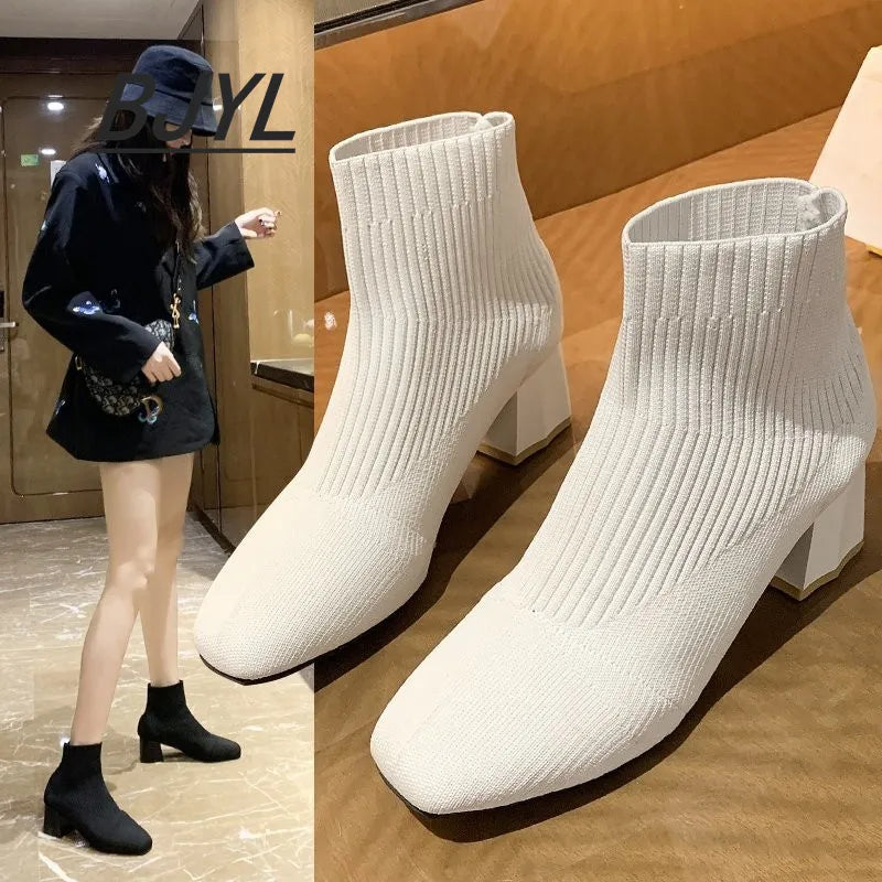 Gominglo - Knitted Socks Boots for Women GOMINGLO