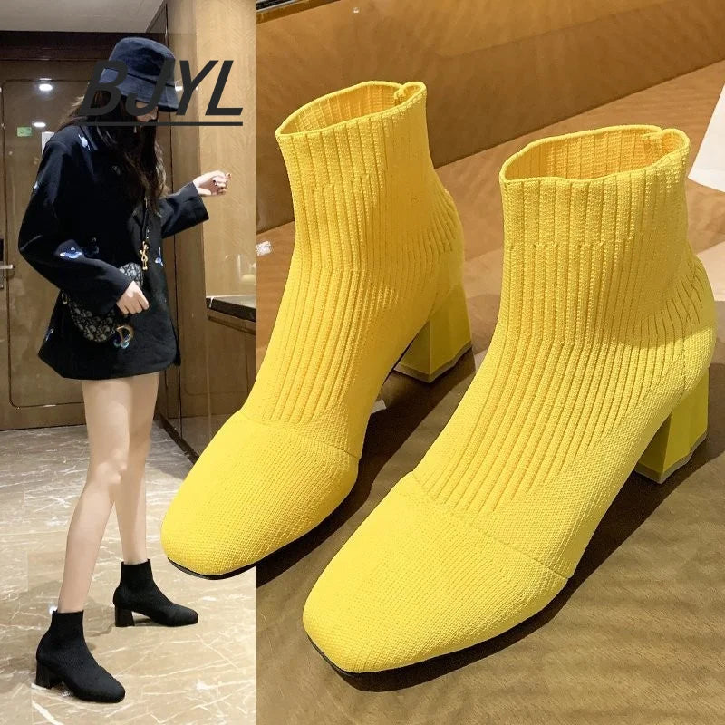 Gominglo - Knitted Socks Boots for Women GOMINGLO