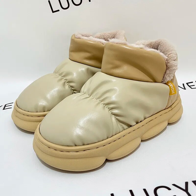 Gominglo - Super Warm Plush Ankle Boots for Winter GOMINGLO