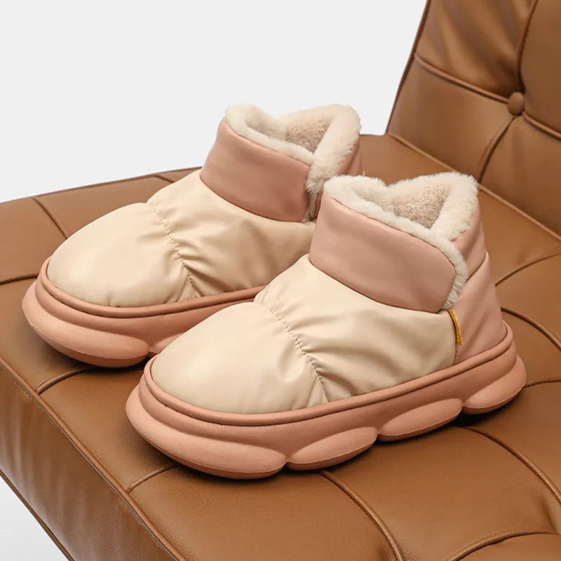 Gominglo - Super Warm Plush Ankle Boots for Winter GOMINGLO
