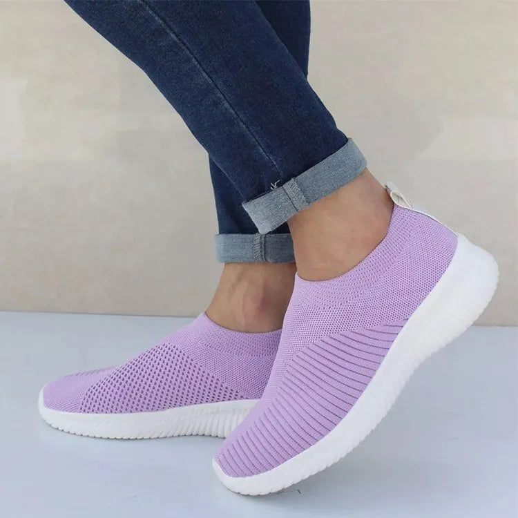 Gominglo - Women's Fashion Chunky Casual Flat Platform Sneakers GOMINGLO