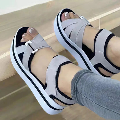 Gominglo - Women's Open Toe Wedge Sandals GOMINGLO