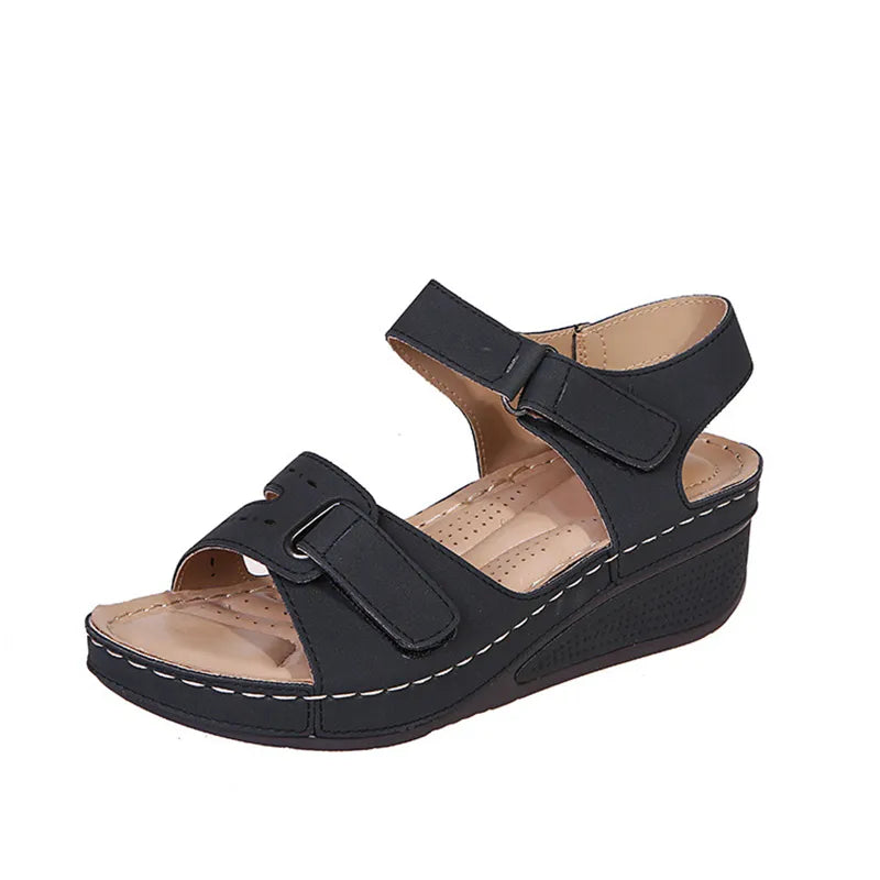 Gominglo - Women's Soft Slip-On Open Toe Sandals GOMINGLO