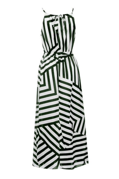 Elegant Printed Maxi Dress