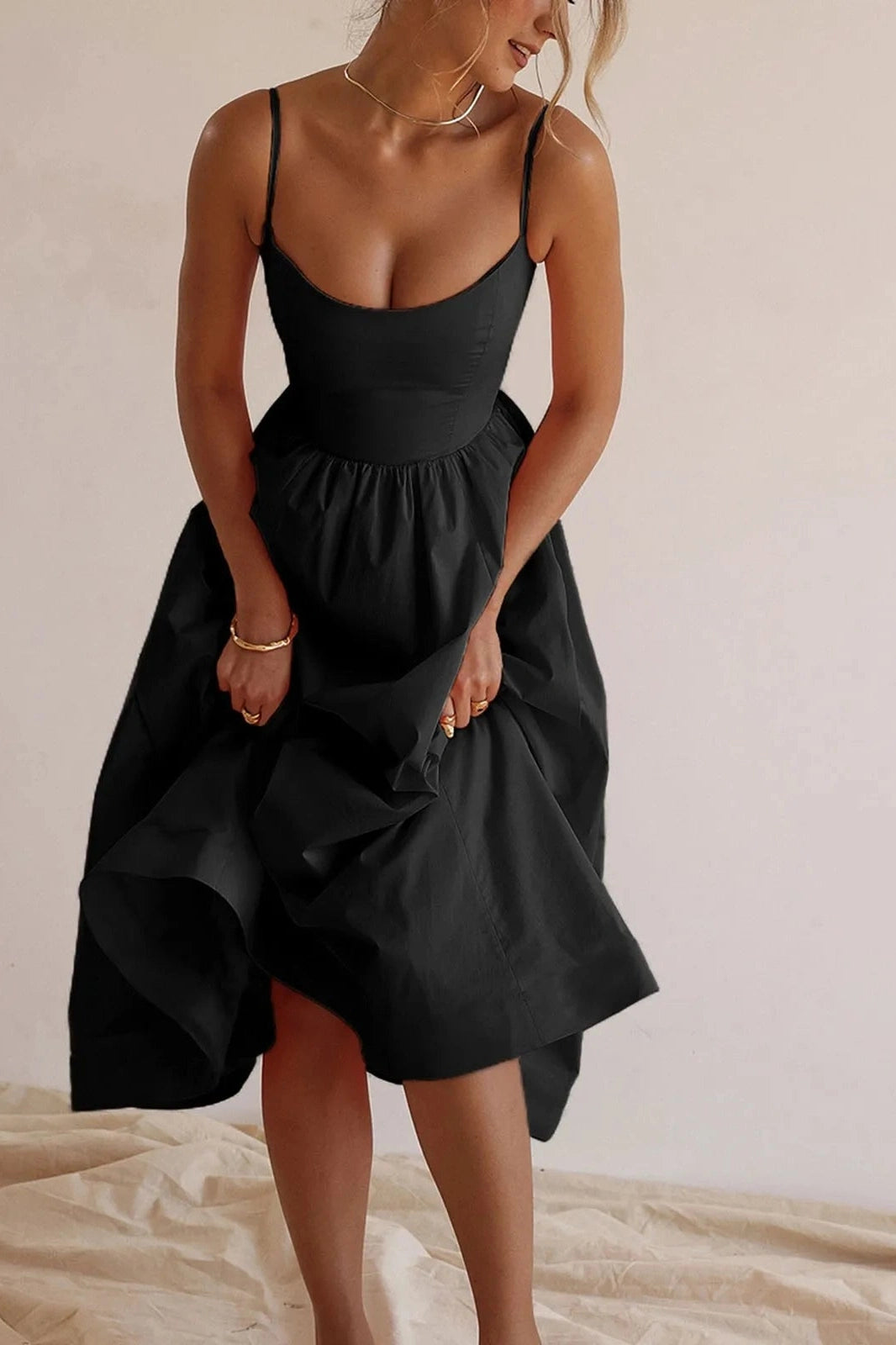 Elegant Sleeveless Backless Maxi Dress