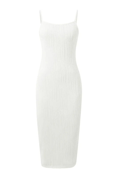 Sleeveless Strap Bodycon Maxi Dress