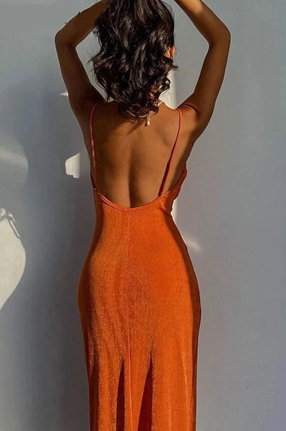 Elegant Sleeveless Bodycon Midi Dress