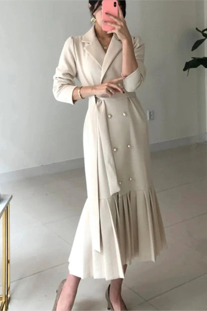 Elegant Long Sleeve Maxi Dress