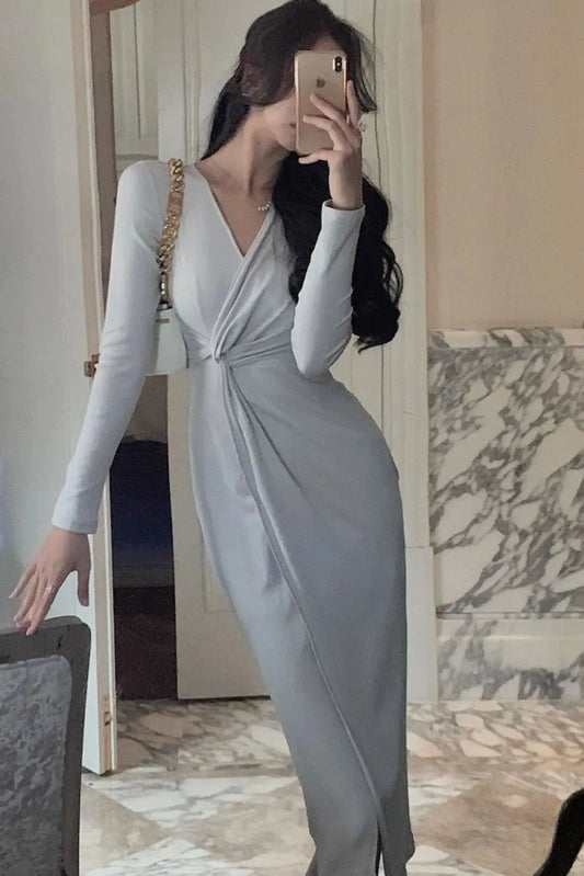 Elegant Bodycon Midi Dress