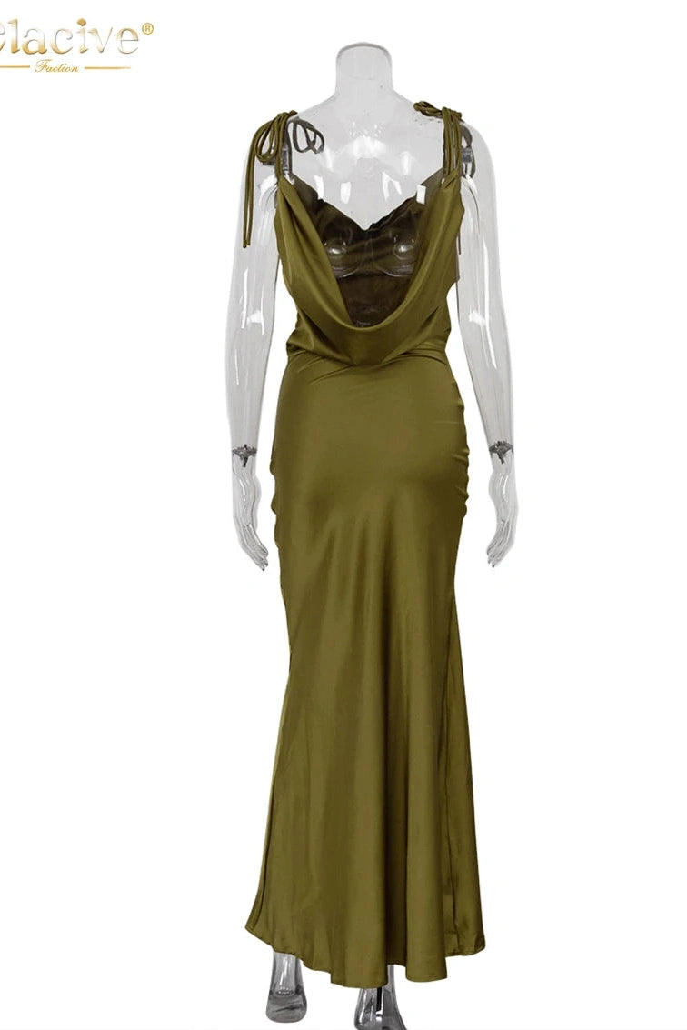 Elegant Sleeveless Maxi Dress