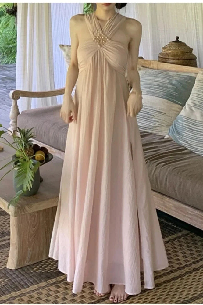 Elegant Sleeveless Maxi Dress