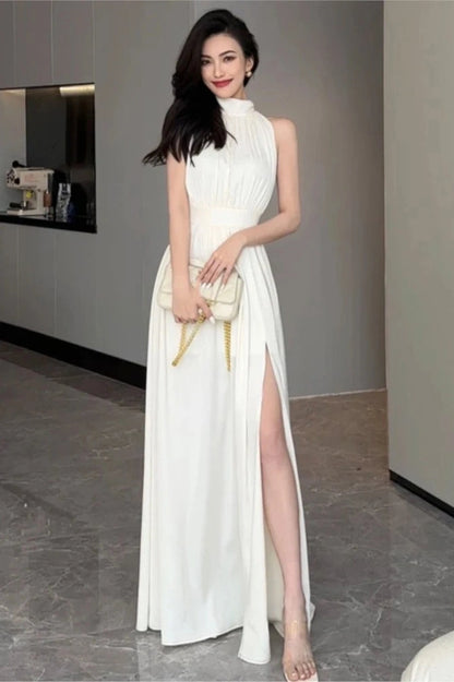 Elegant Sleeveless Maxi Dress