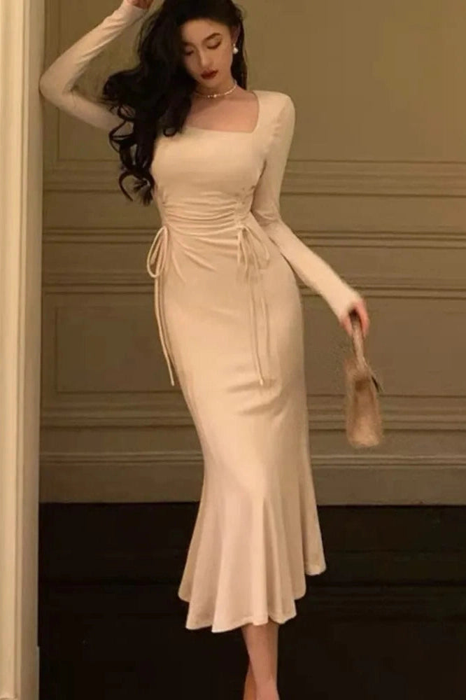 Elegant Bodycon Midi Dress