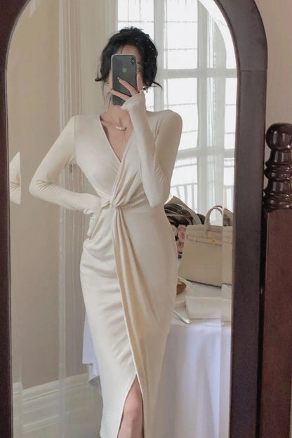 Elegant Bodycon Midi Dress