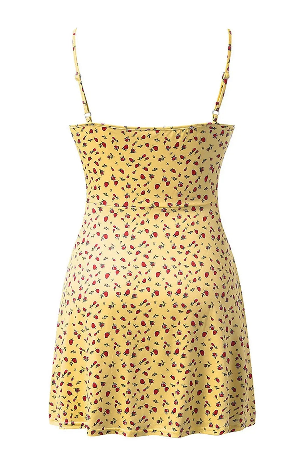 Floral Spaghetti Strap Mini Dress