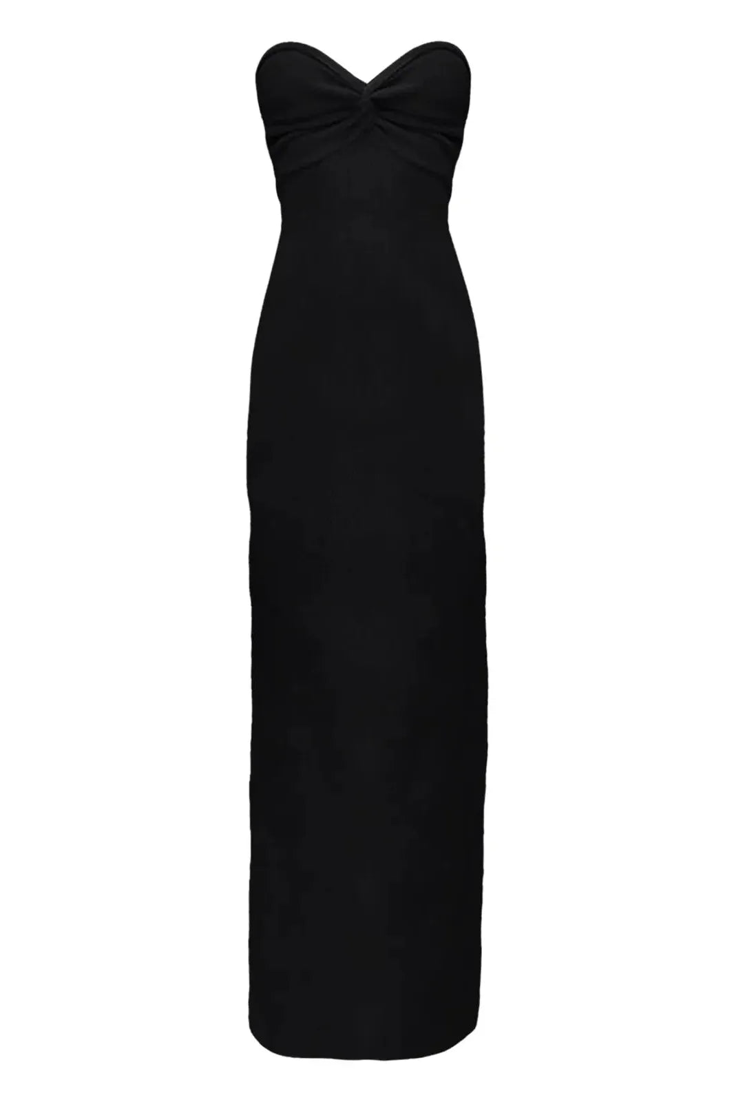 Strapless Knit Bodycon Maxi Dress