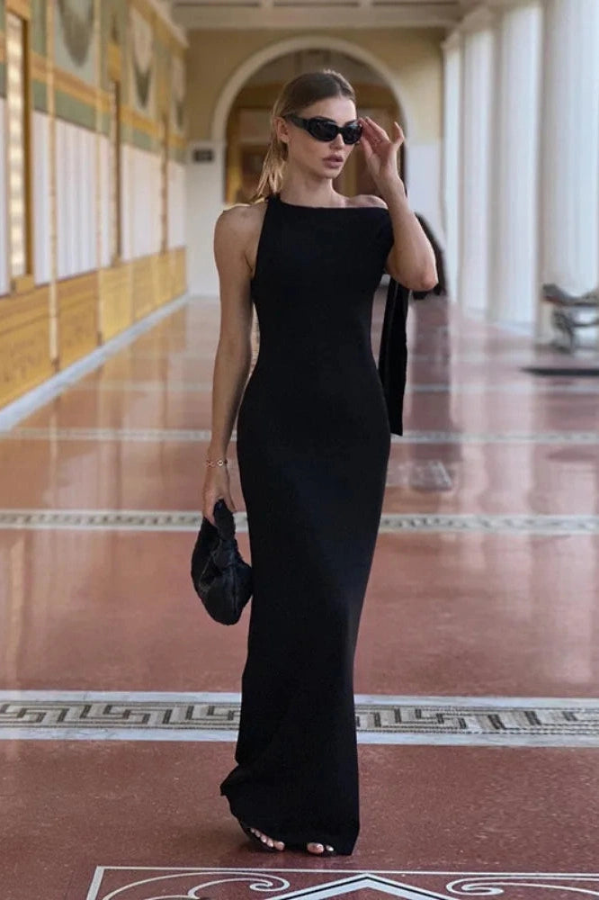 Elegant Sleeveless Maxi Dress