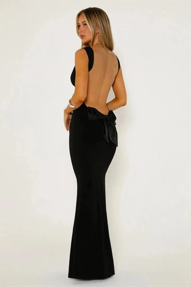 Spaghetti Strap Bodycon Maxi Dress