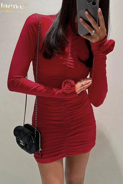 Bodycon Long Sleeve Mini Dress