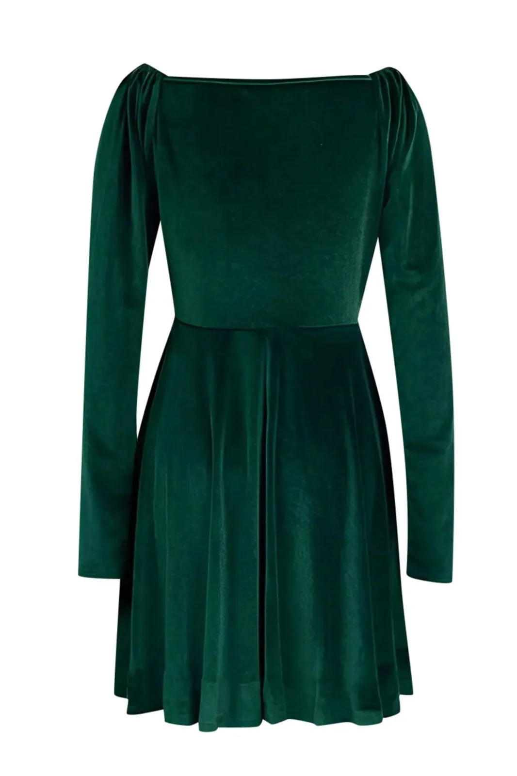 Long Sleeve V-Neck Midi Dress