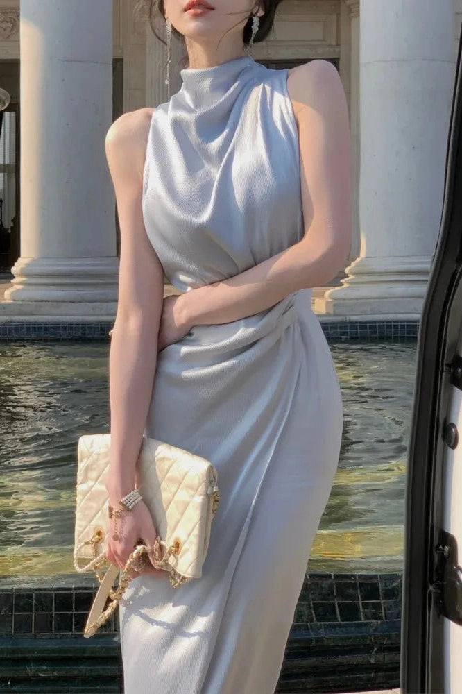 Elegant Sleeveless Bodycon Maxi Dress