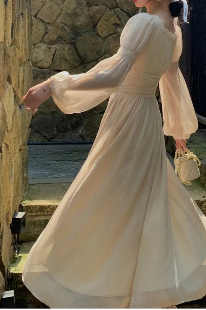 Elegant A-Line Maxi Dress