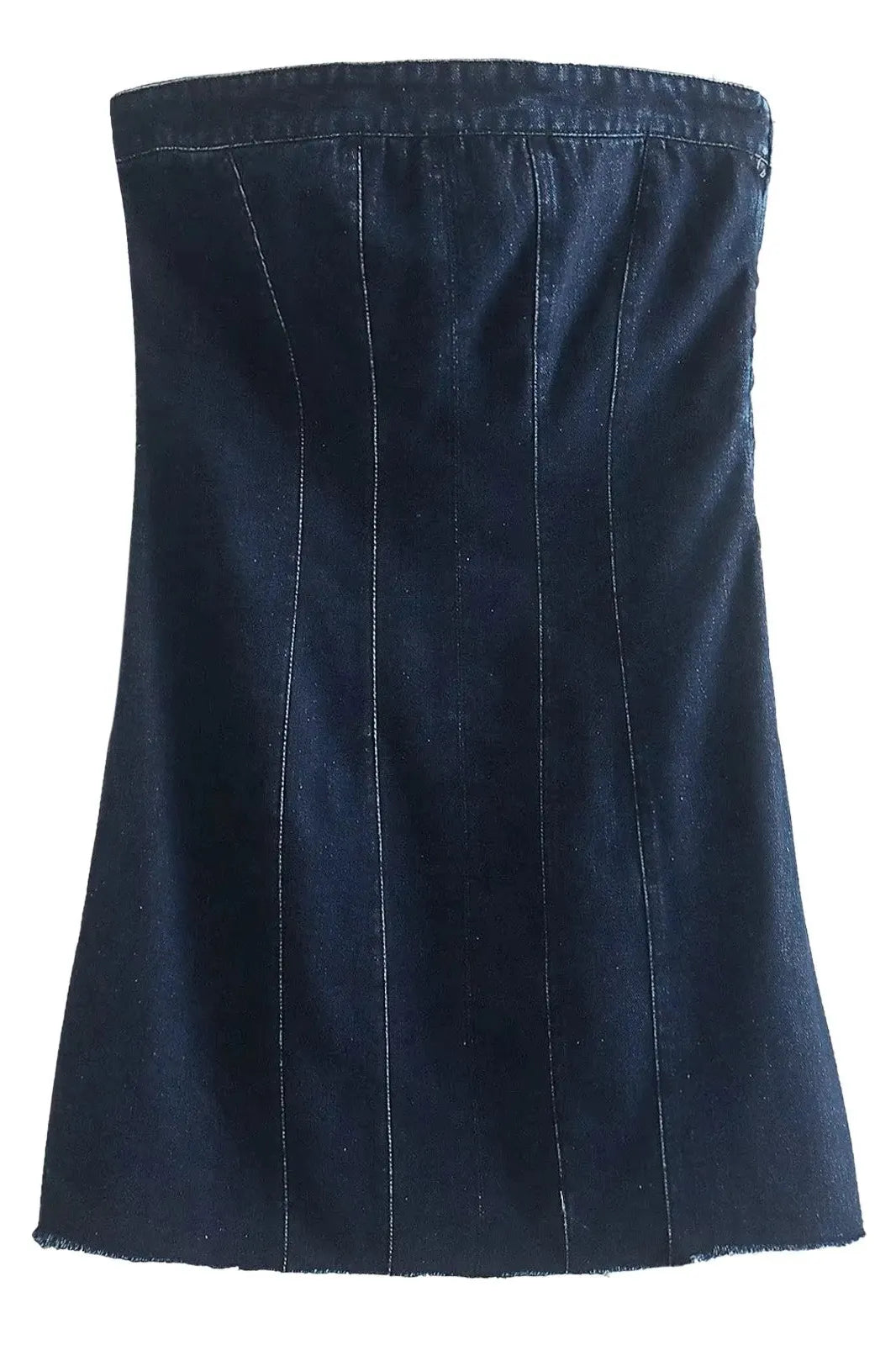 Jeans Off-Shoulder Tube Backless Mini Dress