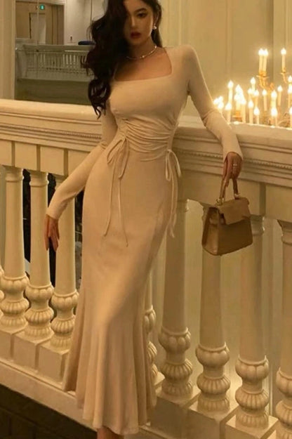 Elegant Bodycon Midi Dress