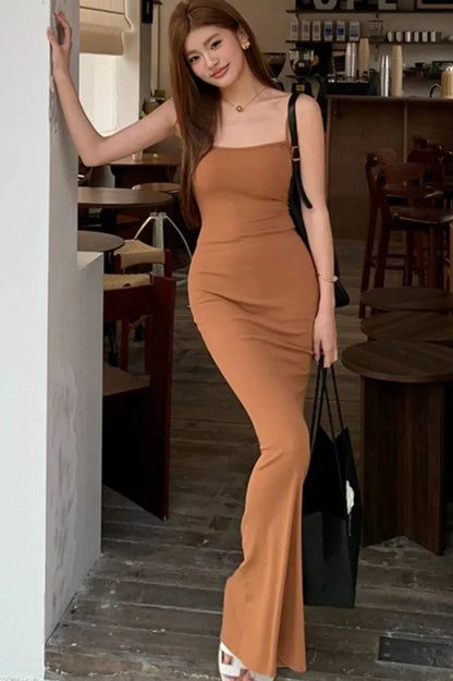 Sleeveless Bodycon Maxi Dress