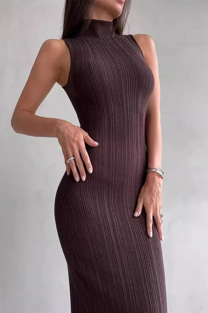 Elegant Sleeveless Bodycon Maxi Dress