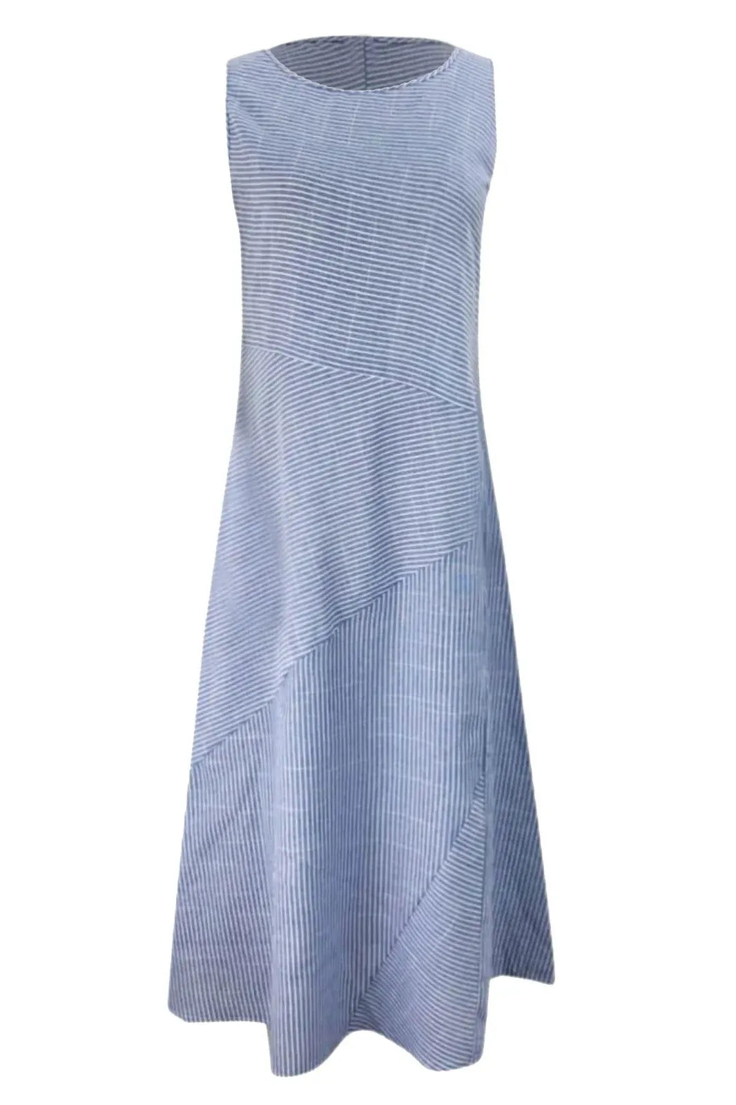 Sleeveless Round Neck Maxi Dress