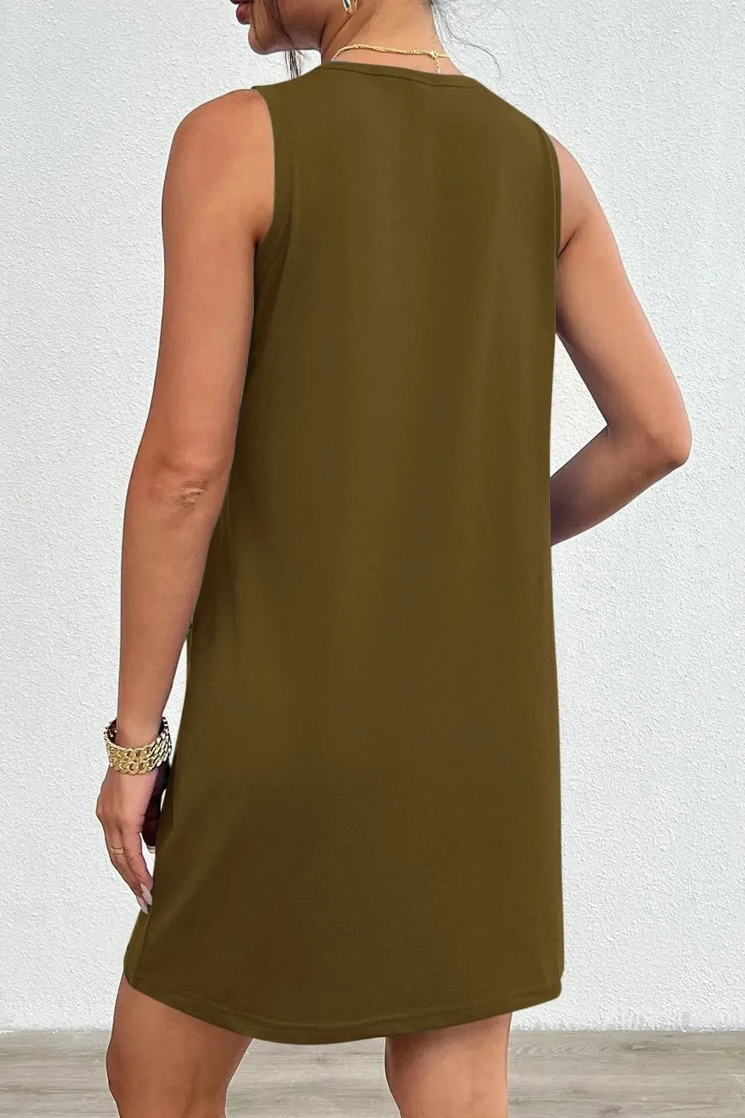 Elegant Sleeveless Mini Dress