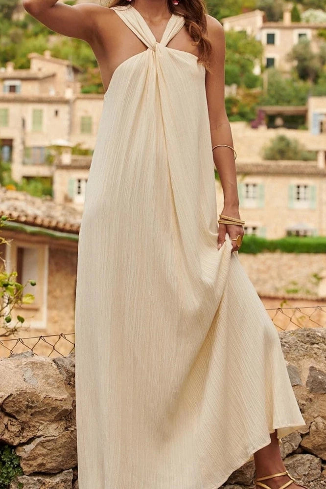 Elegant Sleeveless Maxi Dress