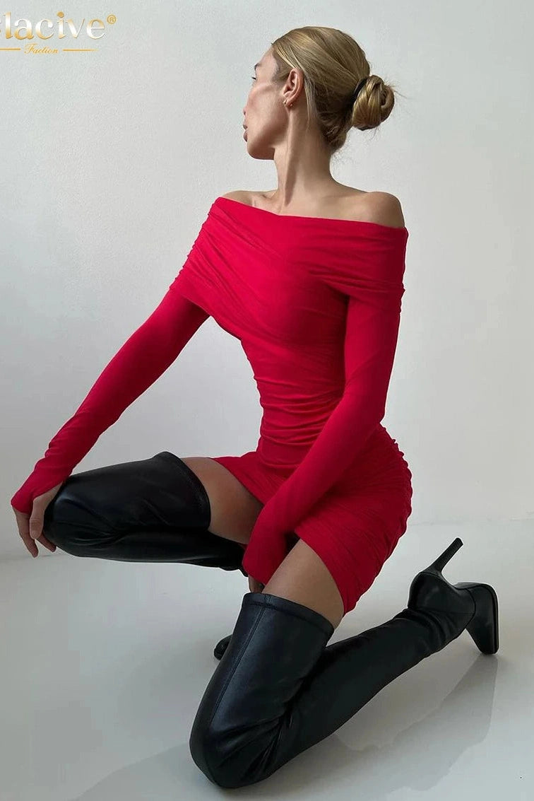 Bodycon Long Sleeve Mini Dress