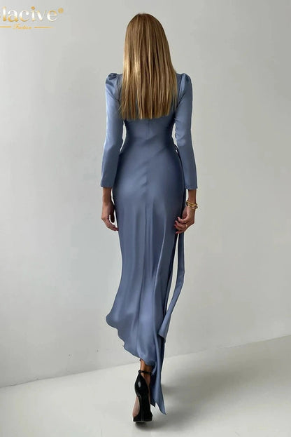 Bodycon Long Sleeve Maxi Dress