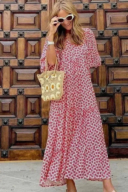 Floral Swing Maxi Dress