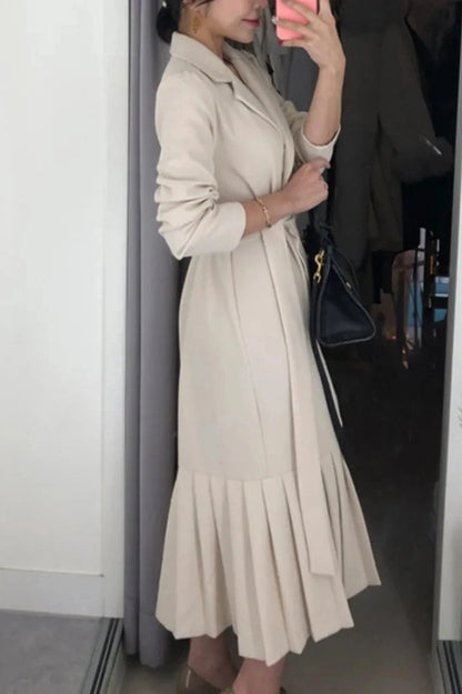 Elegant Long Sleeve Maxi Dress