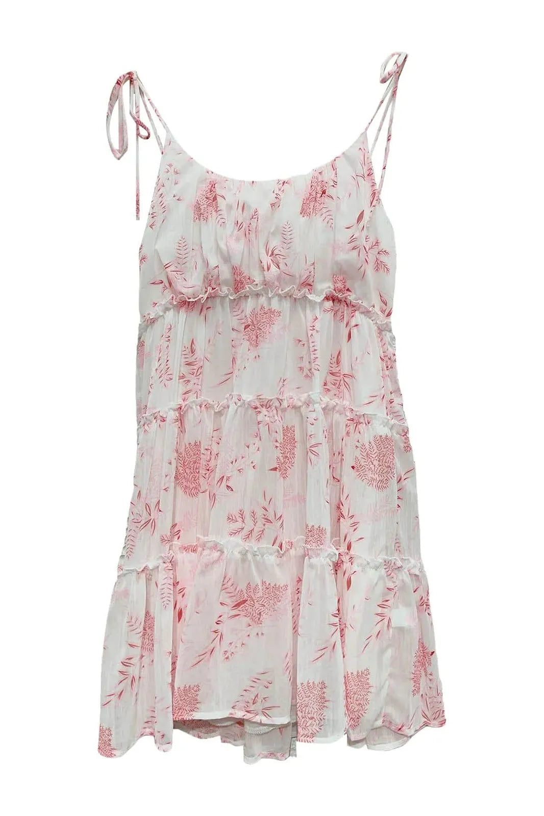 Sleeveless Printed Mini Dress