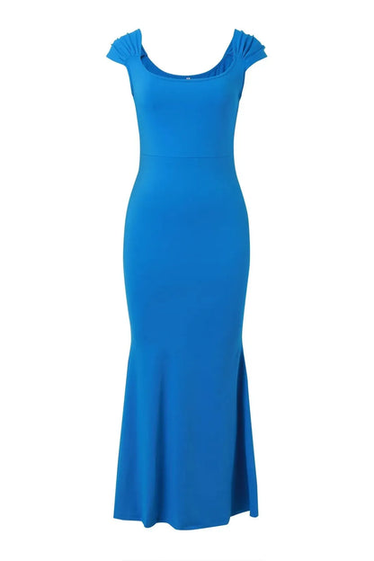 Square Neck Sleeveless Maxi Dress