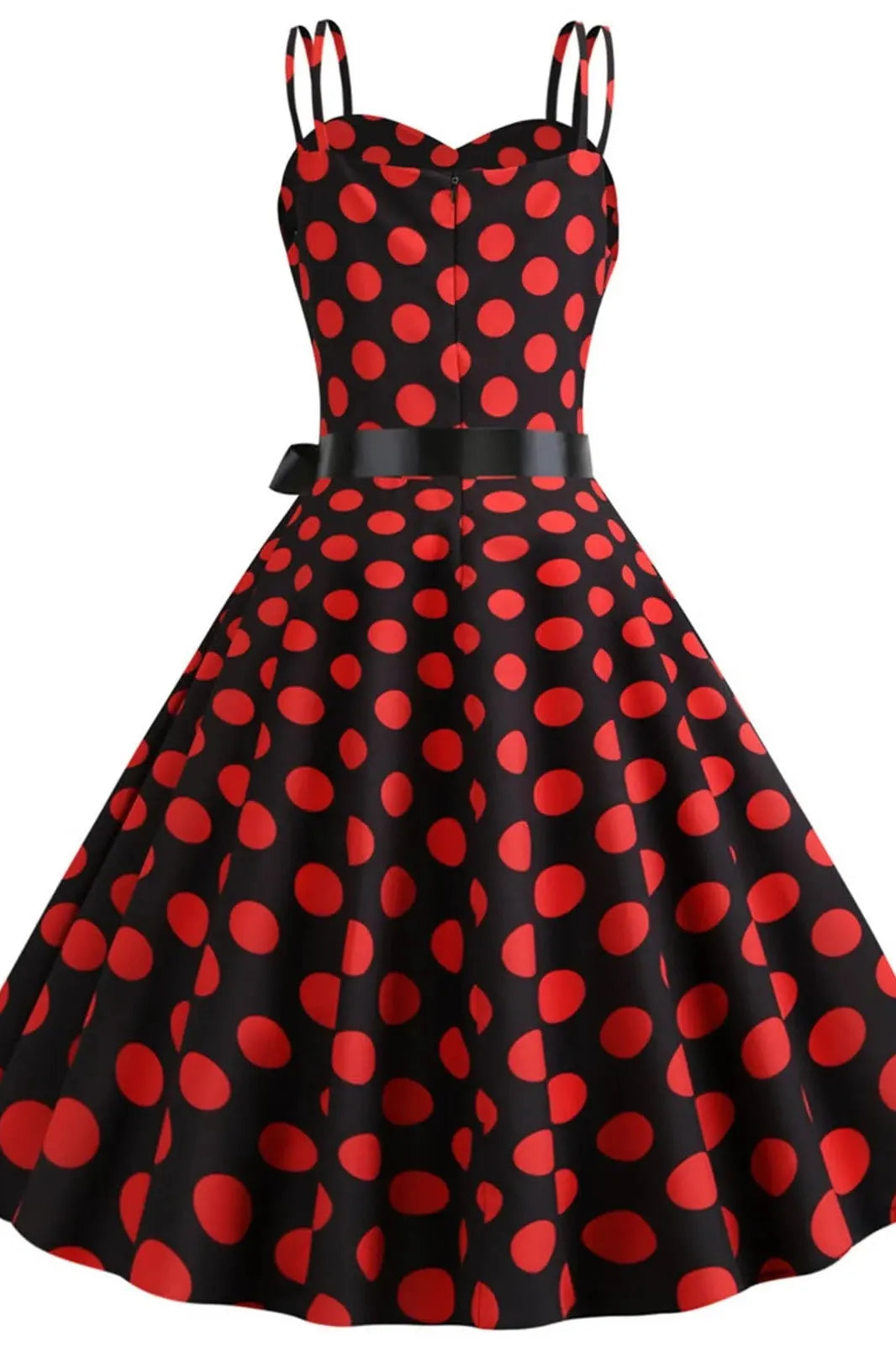 Polka Dot Sleeveless Maxi Dress