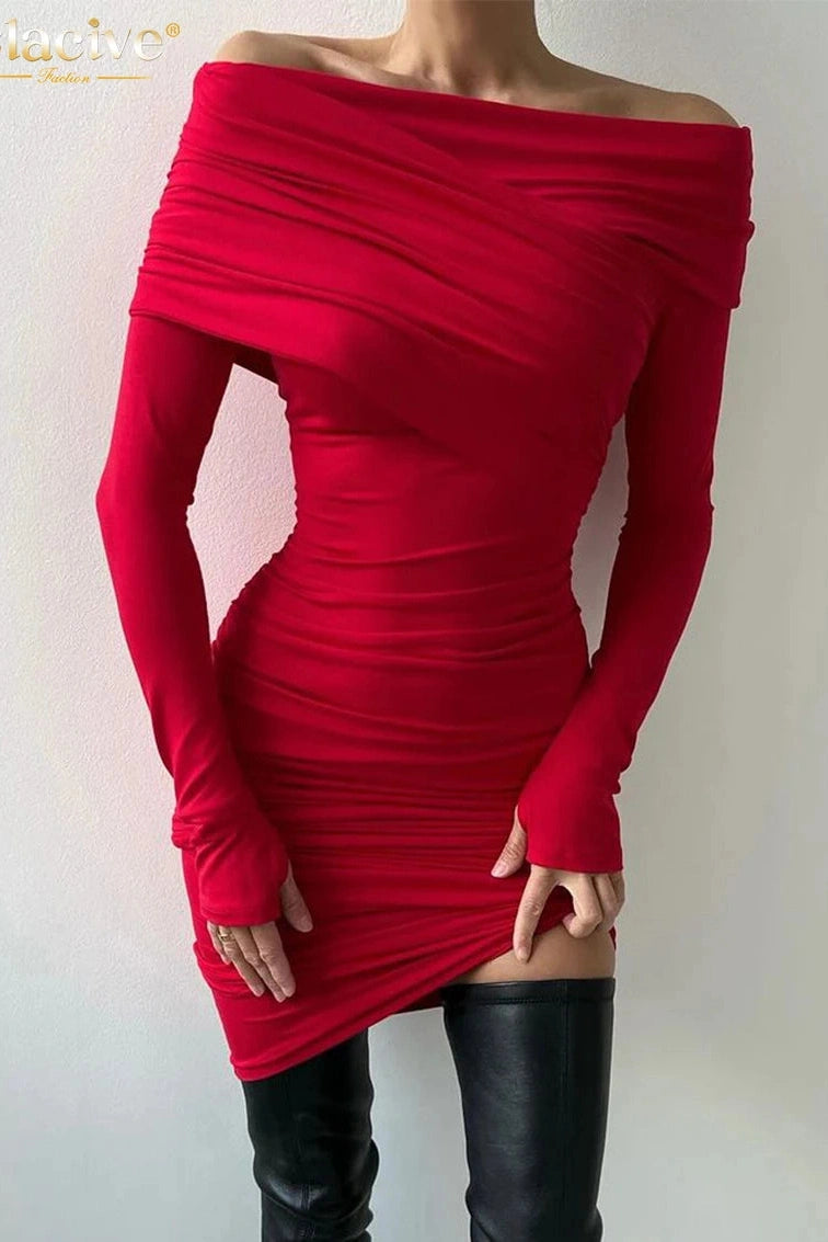 Bodycon Long Sleeve Mini Dress