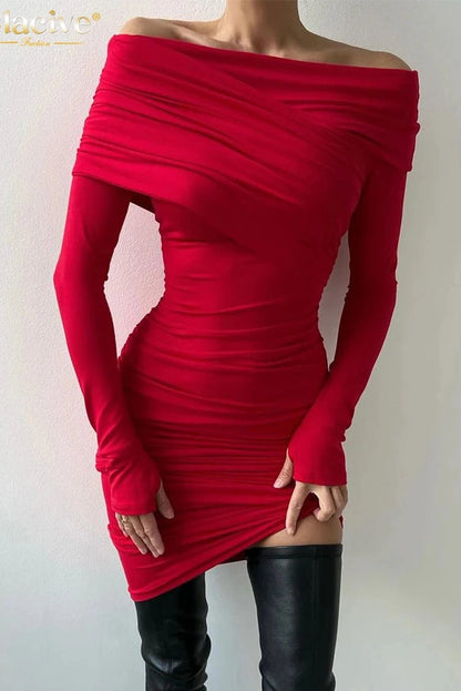 Bodycon Long Sleeve Mini Dress