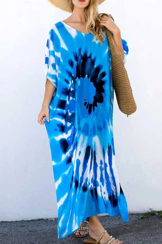 Elegant V-Neck Maxi Dress