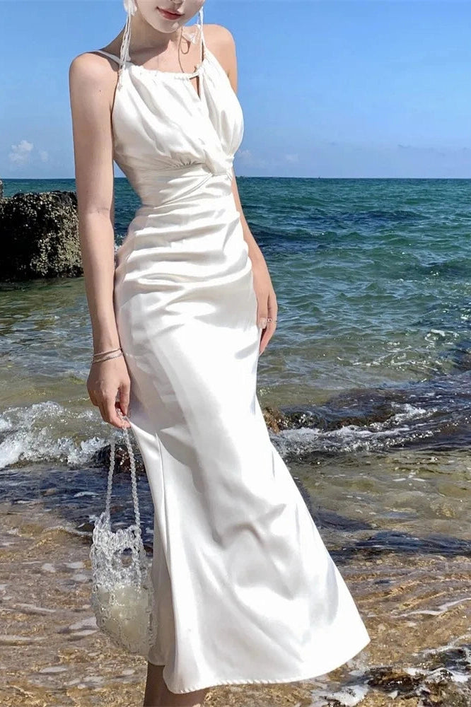 Elegant Sleeveless Bodycon Maxi Dress