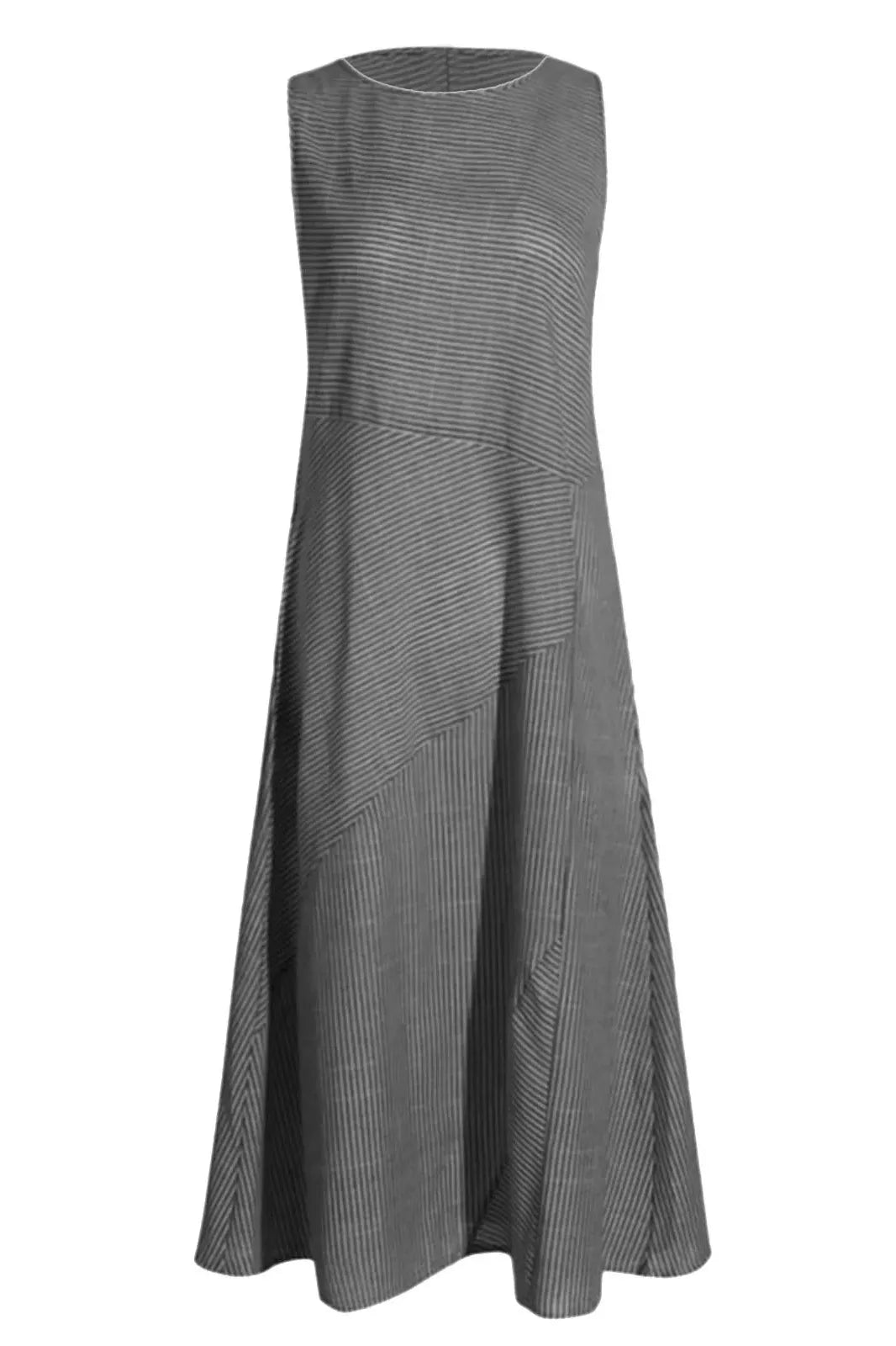 Sleeveless Round Neck Maxi Dress