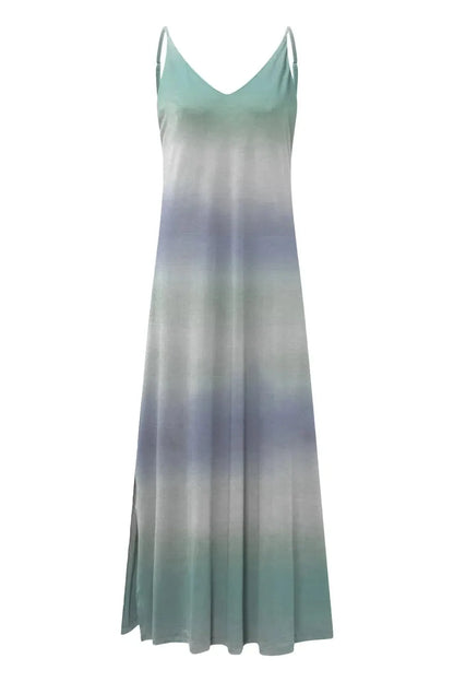 Elegant Striped Bodycon Maxi Dress