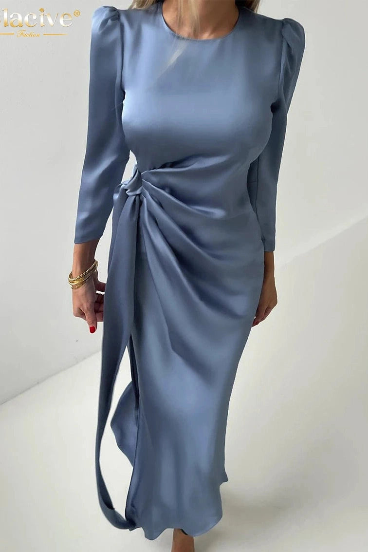 Bodycon Long Sleeve Maxi Dress