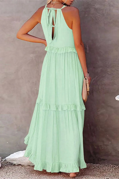 Sleeveless Flowy Maxi Dress