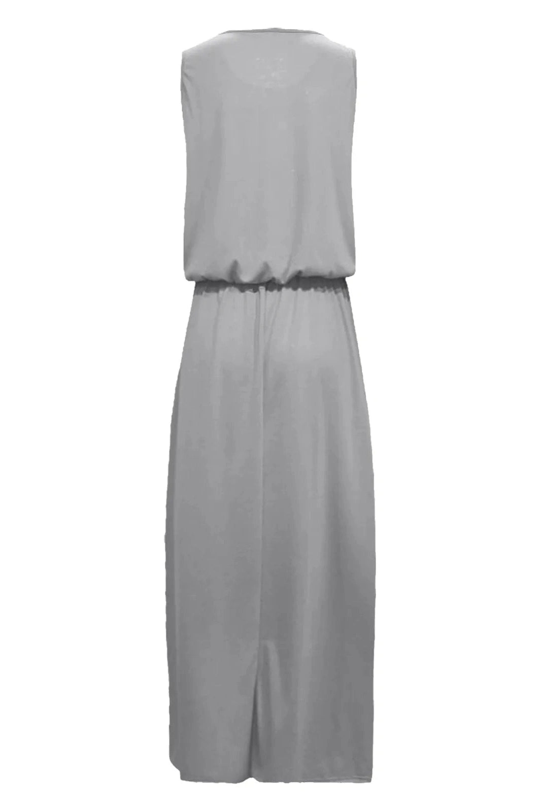 Sleeveless O-Neck Elegant Maxi Dress